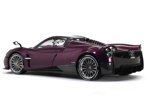 Pagani Huayra Roadster Purple Diecast Model Car – Premium 1:18 Scale Collectible Supercar
