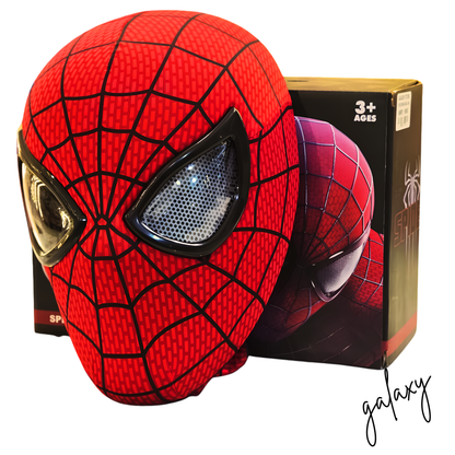 Spider Style Moving Eyes Mask with Jaw Control | Adjustable Eye Expression Cosplay Helmet