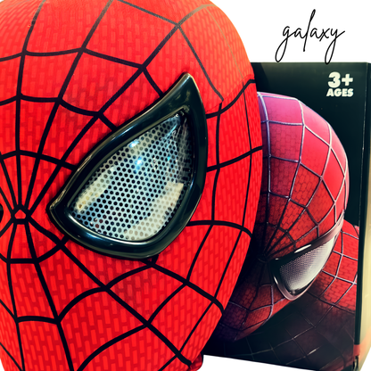 Spider Style Moving Eyes Mask with Jaw Control | Adjustable Eye Expression Cosplay Helmet