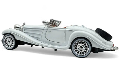1936 Mercedes Benz 500K Special Roadster Diecast Model Car – 1:18 Scale Collectible, Classic Vintage Design