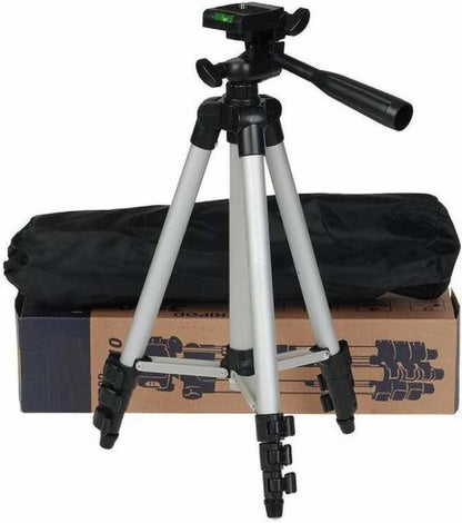 Adjustable Tripod Stand 3110 – Lightweight Aluminum Camera & Mobile Tripod with Phone Holder & Carry Bag