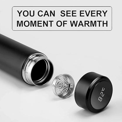 Personalized Temperature Bottle with LED Display – Custom Name Engraving, Smart Insulated Flask