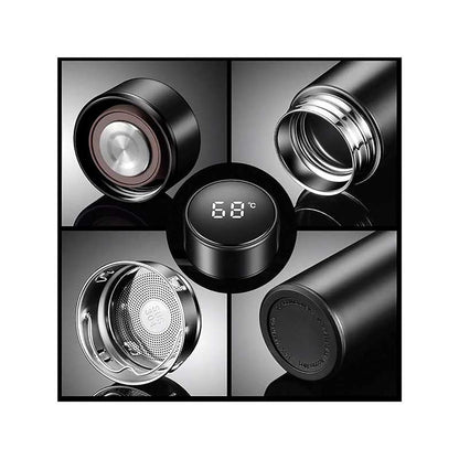 Personalized Temperature Bottle with LED Display – Custom Name Engraving, Smart Insulated Flask