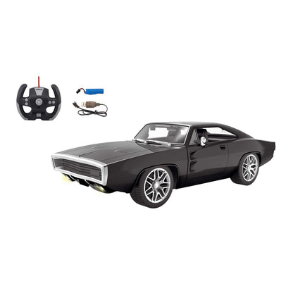 Dodge RC Car Black Colour | High-Speed Remote Control Racing Car for Kids & Adults