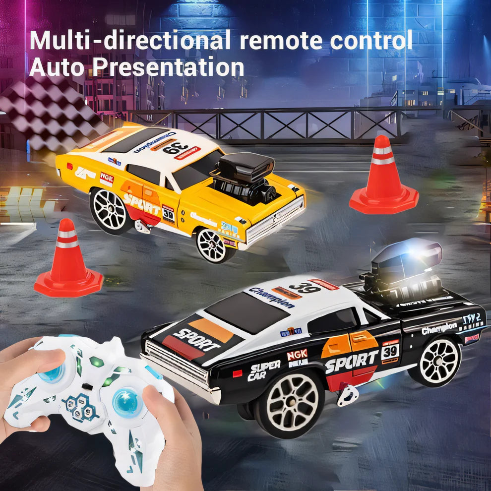 Alloy Remote Control Metal Drift Car | 1:64 Scale | Mini High-Speed Racer