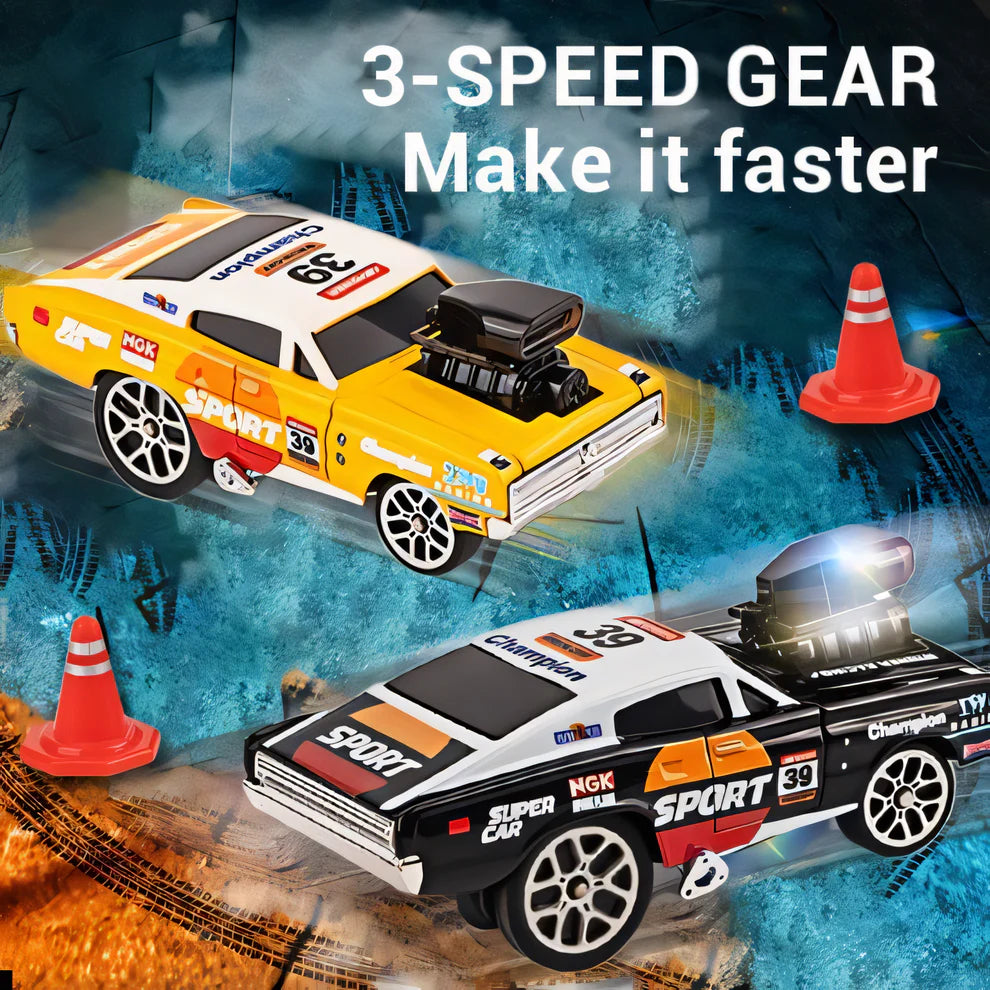 Alloy Remote Control Metal Drift Car | 1:64 Scale | Mini High-Speed Racer