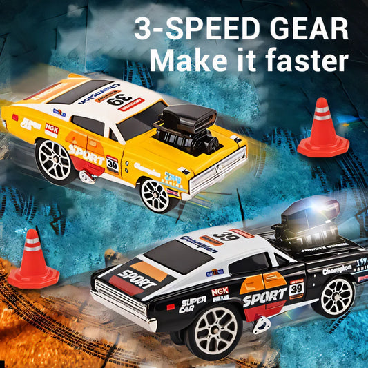 Alloy Remote Control Metal Drift Car | 1:64 Scale | Mini High-Speed Racer