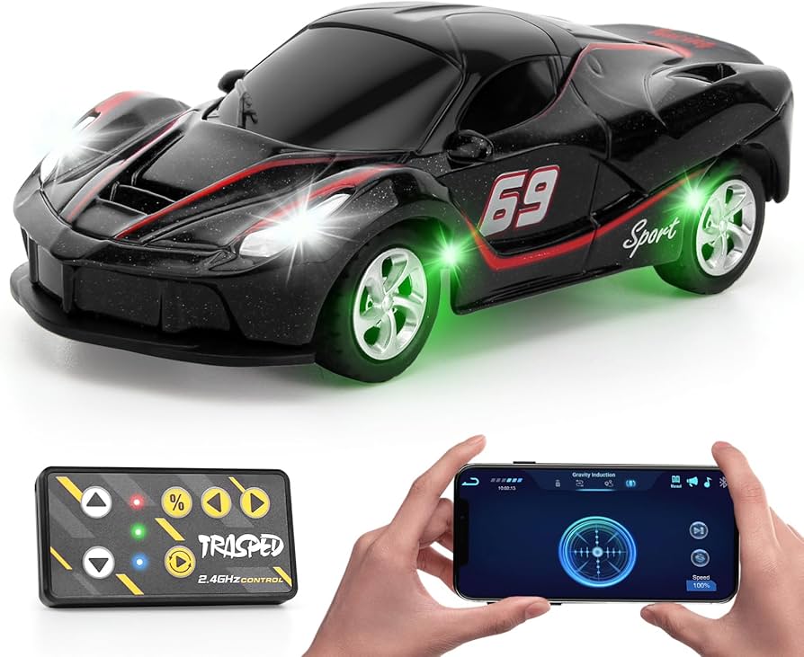 1:64 Mini RC Car Dual Mode 2.4G Drift Racing Alloy Remote Control Car -Mobile App Control-Any 1
