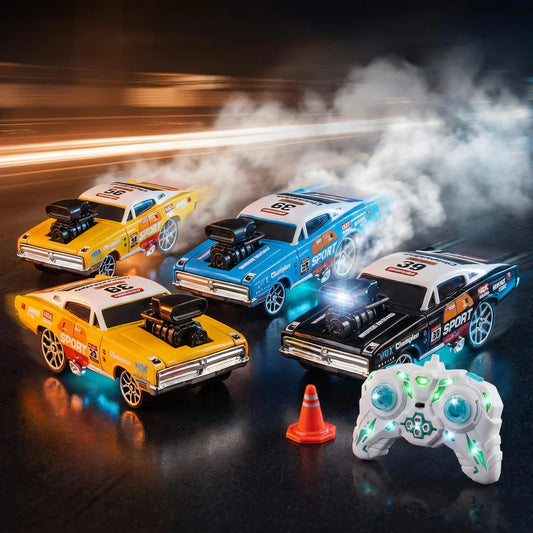 Alloy Remote Control Metal Drift Car | 1:64 Scale | Mini High-Speed Racer