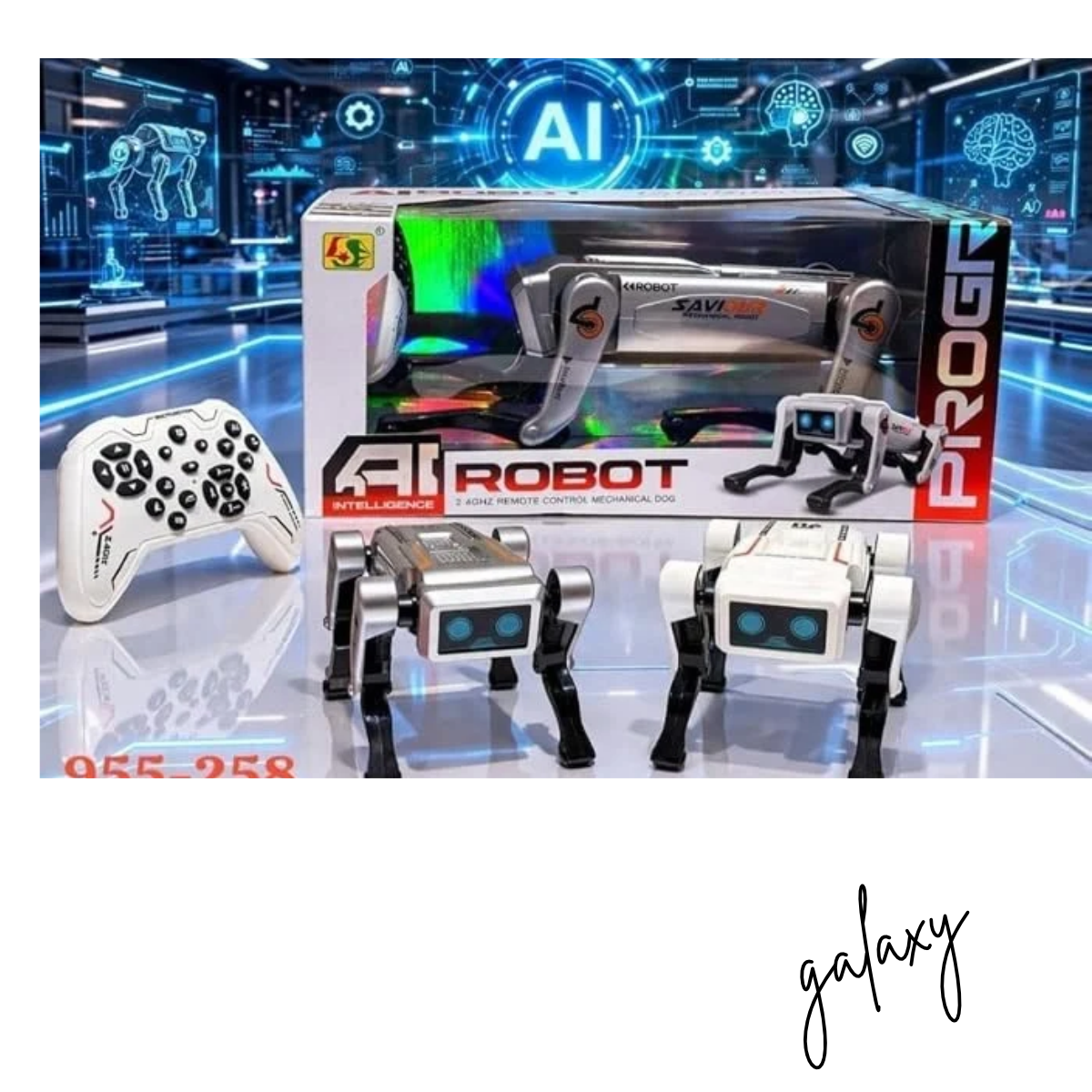 Programmable RC Robot Dog | 2.4 GHz | LED Eyes & Sound