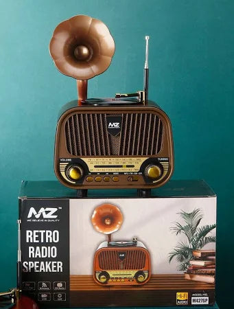 Retro Radio Speaker – Vintage Old Radio Style Bluetooth Speaker with Classic Design & Clear Sound