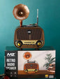 Retro Radio Speaker – Vintage Old Radio Style Bluetooth Speaker with Classic Design & Clear Sound