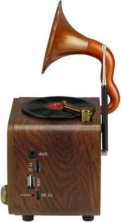 Retro Radio Speaker – Vintage Old Radio Style Bluetooth Speaker with Classic Design & Clear Sound