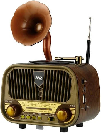 Retro Radio Speaker – Vintage Old Radio Style Bluetooth Speaker with Classic Design & Clear Sound