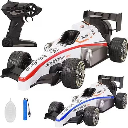 TOIGEN Formula 1 Remote Control Racing Car | High - Speed RC Car with Light & Flame Spray | Rechargeable F1 Racing Car for Kids & Adults - GALAXY STORE