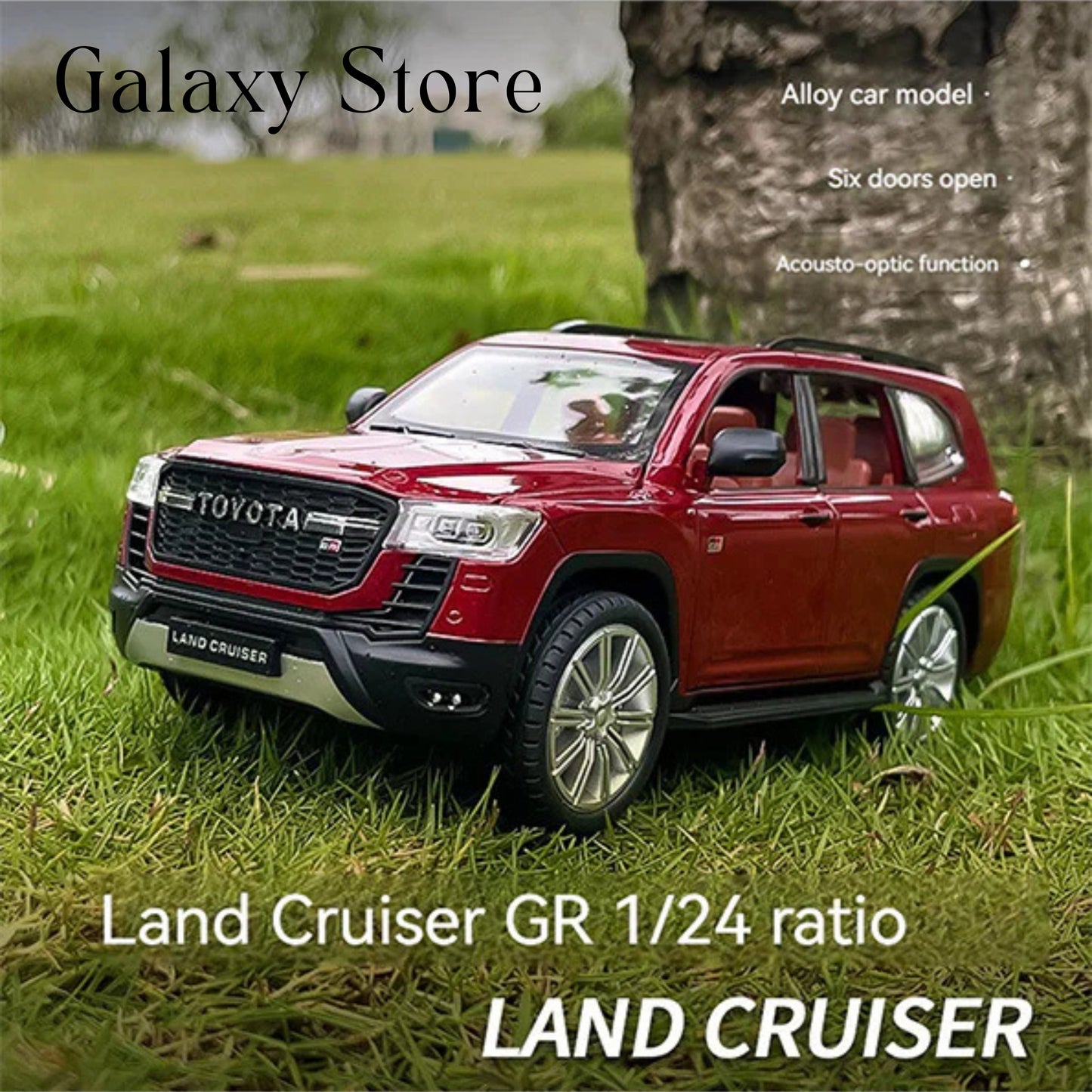 Land Cruiser GT Diecast Scale Model – Premium Collectible Car with High-Detail Interior & Exterior